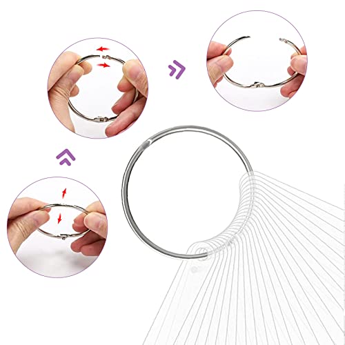 BQAN Nail Swatch Sticks 200 Pcs Clear with Ring & Number Stickers - color: Clear-200pcs