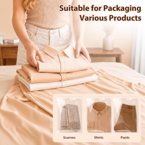 Egofine Self Sealing Cellophane Bags 70 PCS, Clear Bags for 11x15 Art Prints, Packaging Bags for Clothing, Clear Bags for Gifts, Size: 11x15 inches - color: 11"x15"Pack of 70