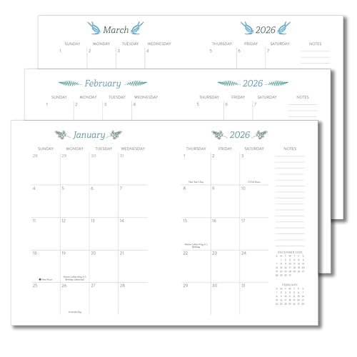 High Note 2026 Planner, 12-Month Weekly & Monthly Flexible Cover Planner: 2026, 5.75" x 7.5", Greenery, with Goal & Project Planning Pages - color: Greenery