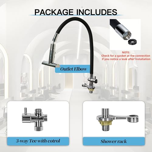 Head Spa Attachment for Shampoo Bowl,Salon Accessories - size: T