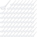 Hushee 100 Pcs Asian Soup Spoon Large Chinese Noodle Ramen Reusable Japanese Pho Spoon Bulk with Hook for Home Restaurant - style: Minimalist