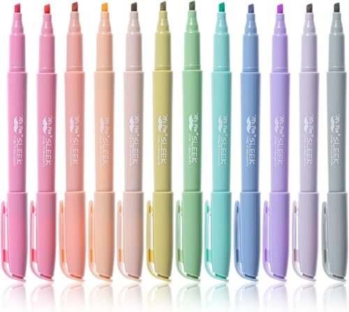 Mr. Pen- Highlighters, 12 Pack, Earthy Colors, Chisel Tip, Quick-Dry - color: Pastel 1, size: 12 Pack