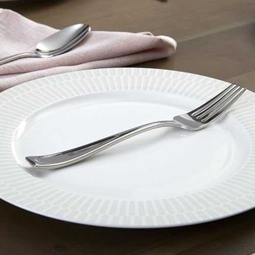 Oneida Moda 65-Piece 18/10 Silverware Set for 12, Flatware - style: 65-Piece Flatware Set with Caddy