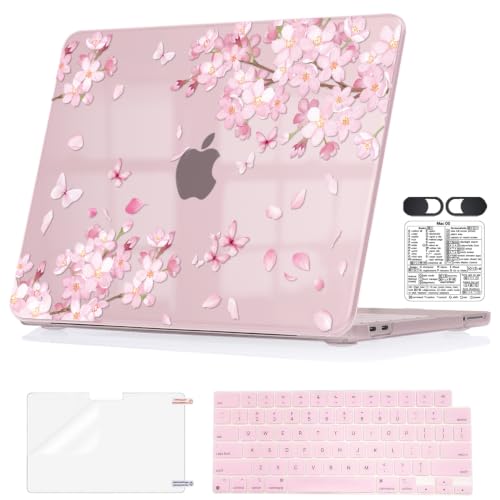 Cherry Blossom Pink Case for 2026 MacBook Neo 13 Inch A18 Pro A3404 - color: Cherry Blossom
