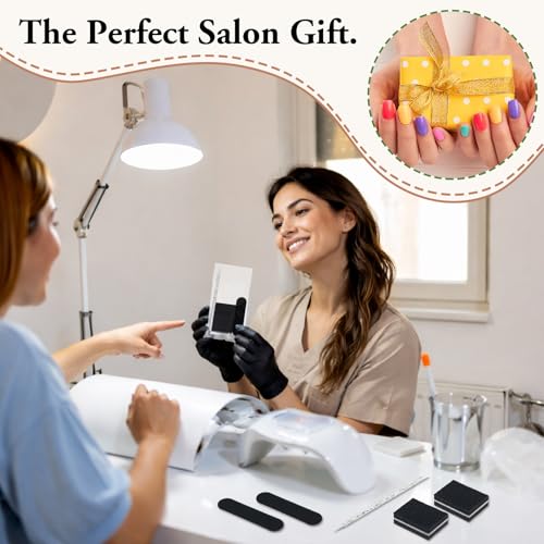 100 Sets Disposable Manicure Kit Individually Package, Black - color: Black