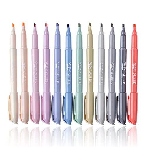 Mr. Pen- Highlighters, 12 Pack, Morandi Colors, Chisel Tip, Quick-Dry - color: Morandi, size: 12 Pack