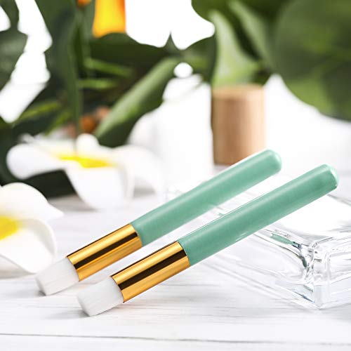 20 Pcs Eyelash Shampoo Brushes,Lash Shampoo Brush Lash Extension Brushes for Cleansing Peel Off Blackhead Remover Tool ﻿ - color: Mint Green