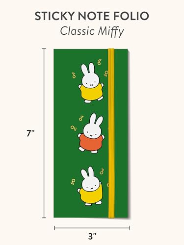 Studio Oh! Classic Miffy Sticky Note Folio, 50 Notes Per Pad, Artwork Set
