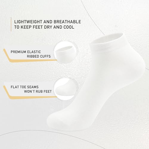 SERISIMPLE Women Viscose Bamboo Ankle Socks Low Cut Thin Sock Lightweight Pastal Color Soft Sock 5 Pairs - color: Assorted6, size: Medium