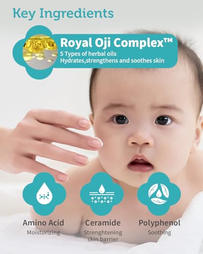 GOONGBE Baby Gift Set, Korean Shampoo & Bath, Lotion & Cream 4 Items
