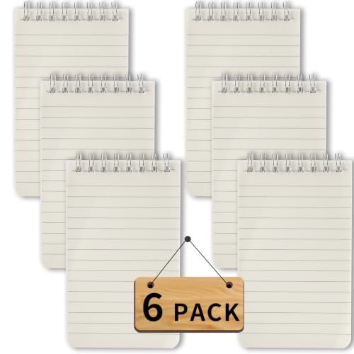 Pocket Notebook Mini Notepad Small Spiral Notebooks 3X5Inch(6-lucency) - size: 6-lucency