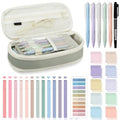 Jutom 39 Pcs Aesthetic Book Annotation Kit,Green,Cute Style - color: Green, style: Cute Style