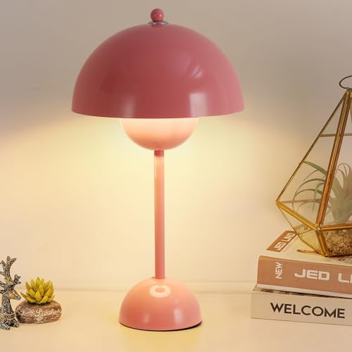 Creative Mid-Century Modern Bud Table Lamp for Home&Office, Light Pink - color: Light Pink