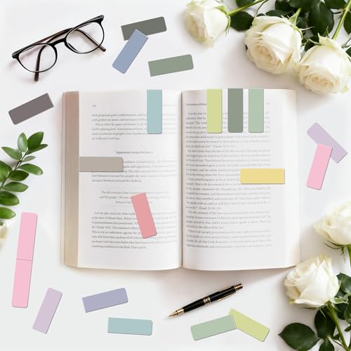 96Pack Magnetic Bookmarks for Reading,Women Men Teacher Book Lovers Gifts - style: Morandi