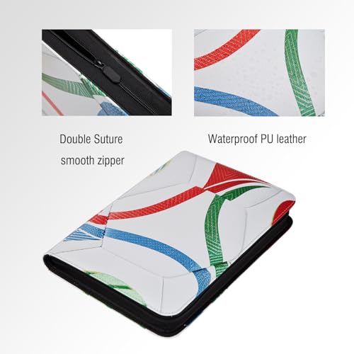 Soccer Card Binder 468 Pockets Waterproof Trading Cards Storage - color: Soccer, size: 468