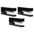 JAM PAPER Modern Desk Stapler - Black - 3/Pack - color: Black, size: Pack of 3