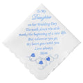 Wedding Handkerchiefs Something Blue Gifts for Bride & Groom - color: Bride Gift from Mom