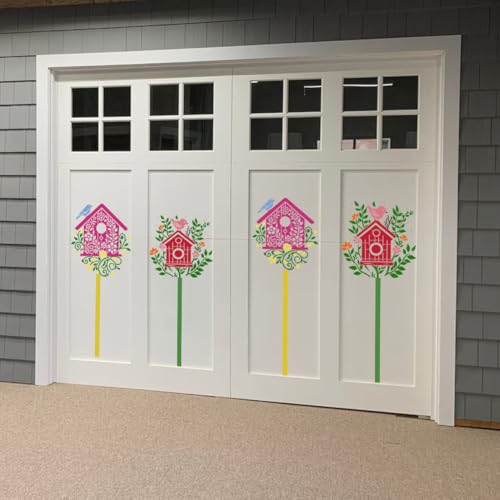 Large Stencils for Painting Walls Bird House Stencil - style: Bird House