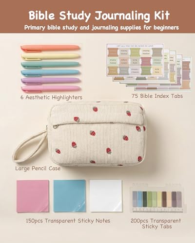 Bible Study Journaling Annotation Kit for Beginners & Women
