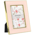 eletecpro 2.5x3.5 Enamel Picture Frame with Real Glass Cover, Pink, 2-Pack - color: Pink, size: 2.5x3.5