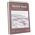 Crehatos 9" x 12" Sketch Book, Top Spiral Bound Sketch Pad, 100 Sheets 68lb/100gsm Drawing Paper, 1 Pack - size: 9" x 12" (1 Pack)