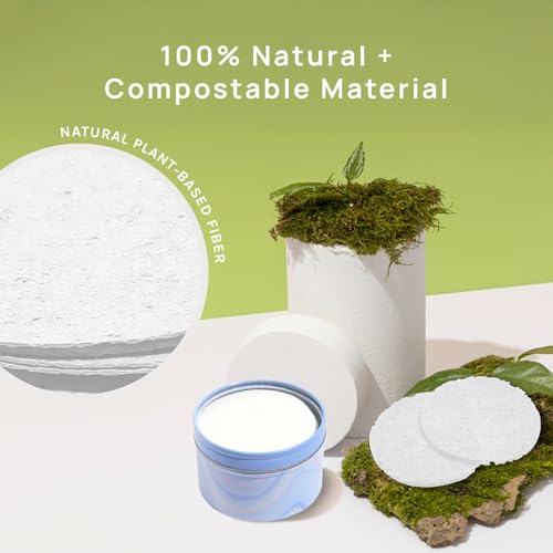 AOA Studio 50-Count Compressed Facial Sponges 100% Natural Cosmetic Spa Sponges for Facial Cleansing, Exfoliating Mask, Remove for Makeup, Dead Skin, and Dirt (White, 50 counts) - color: White, size: 1 Count (Pack of 50)