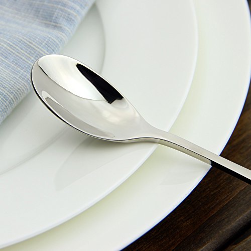 AOOSY 9-In Long Handle Spoon, Coffee Stirrers, Ice Tea Spoon,Set of 6 - color: A Long Silver Spoon