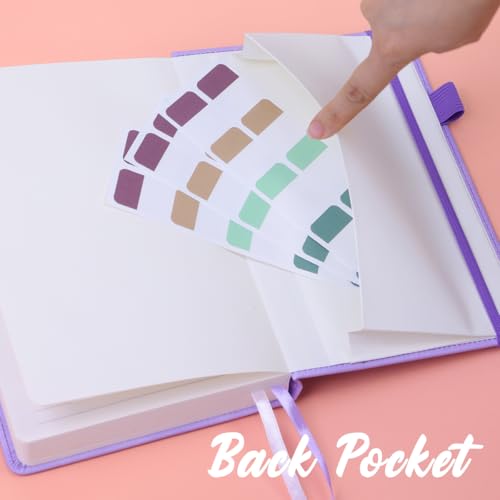 Hoci Poci 400 Pages Lined Journal Notebook, 5.8" x 8.4", Purple - color: Purple, size: Lined-400 Pages (5.7"×8.3")