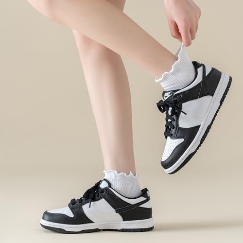 Mcool Mary Womens Ankle Ruffle Socks 6 Pack - color: White, size: 9-11