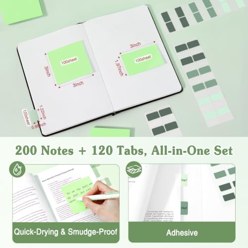 MoKo Pencil Case with Supplies, 49Pcs Aesthetic School Set, Green - color: Green-49P