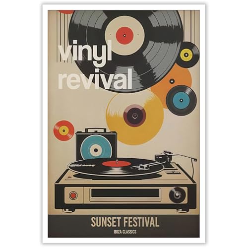 Vintage Japanese Records Poster Retro Music Records Canvas Wall Art Modern Mid Century Vinyl Lover Aesthetic Prints Painting For Home Bedroom Dorm Living Room Wall Decor 12x16in Unframed - color: Multi 04 Unframed, size: 12"L x 16"W