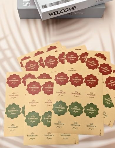 480 Lovely Cute Handmade Label Seal Sticker Handmade Bakery Decorative Sticker (Style-2)