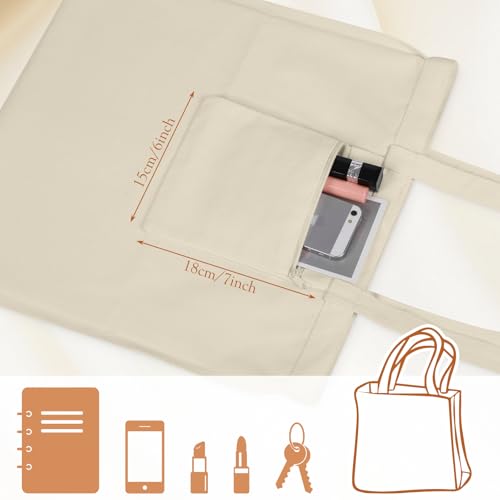 Louise Maelys Cardinal Canvas Tote Bag For Women with Zipper Pocket - style: Cardinal Floral