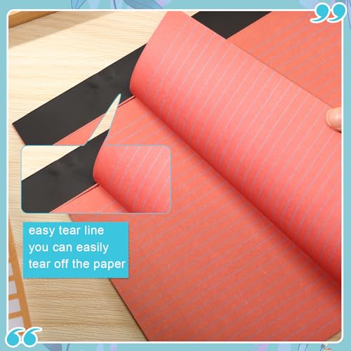 Lincia 6 Pcs Legal Pads Landscape Notebook, Vintage Color - color: Vintage Color