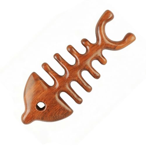 Tinuos Fishbone Massage Tool,4-in-1 Full Body Massager for Neck, Back, Head & Eye Relief – Deep Tissue Trigger Point, Acupressure & Scalp Massage – Portable Manual Relaxation Tool