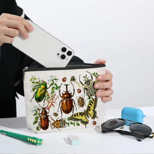 ZHAMEN Insect Makeup Bag for women Travel Organizer Pouch Cosmetic Bags 06 - color: Multicolor 1617