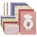 72 Pcs Stationery Paper Envelopes Set - color: Lovely Animal
