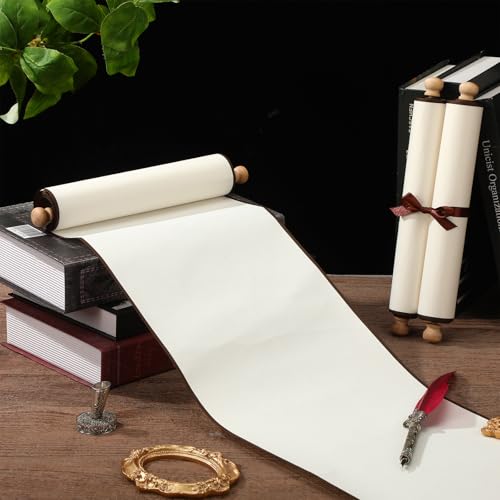 Epakh Blank Scroll Paper 9 x 144 Inches Long Scroll Paper - color: White, size: 9 x 144 Inch