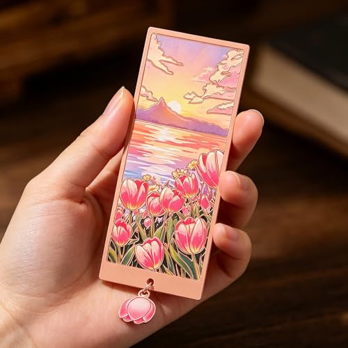 3PCS Floral Bookmarks, Vintage Flower Book Markers for Book Lovers