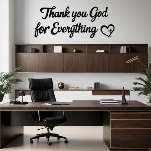 Metal Wall Art Black Wall Decor for Kitchen Bedroom Office Living Room