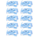 10 Pack Blue Polka Dot Spa Headbands - color: Dot blue