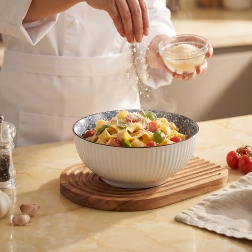 60 oz Large Soup Bowls Set of 3, Pho Bowls, Ramen Bowl - Floral - size: Floral Pattern (8 Inch, 60 oz)