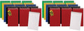 1InTheOffice Wirebound Memo Pads, 4" x 6", College, Assorted, 50 Sheets/Pad, (15 Pads) (Pack of 2) - size: 15 Pads (Pack of 2)