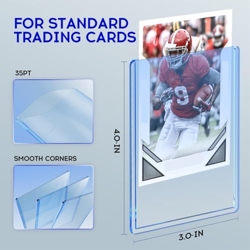 200 Card Sleeves Hard, 3×4 Trading Card Holder (100 Hard+100 Soft) - size: 100 Hard Sleeves + 100 Soft Sleeves