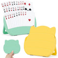 Card Holders for Playing Cards, 2 Pack Playing Card Holder (Green & Yellow) - color: Green & Yellow