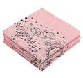 Every-ville Cotton Bandana Handkerchief for Men & Women, 3 Pack - color: Light Hot Pink