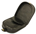 Visconti TRY-5 Smooth Soft Leather Coin Purse Pouch Tray/Money Change Holder, Black, Small - color: Black