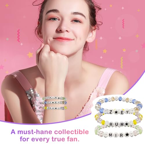 Korea-Pop Inspired Merch toys Bracelets Sets for Women, Korea-Pop Bracelet Friendship Jewelry, for Huntrix Merchandise for Rumi Mira Zoey Fans Christmas Gifts Cosplay Outfits Decor - style: Style B