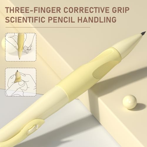 Four Candies 4PCS 2mm Mechanical Pencils for Kids, Comfort Ergonomic Grip