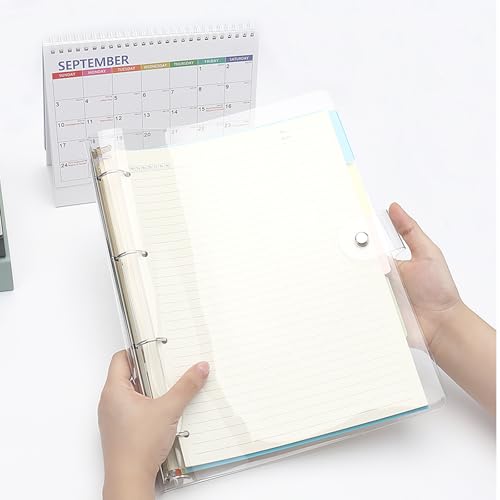 Clear A4 Binder Budget Planner Cover Shell Protector - color: Clear A4